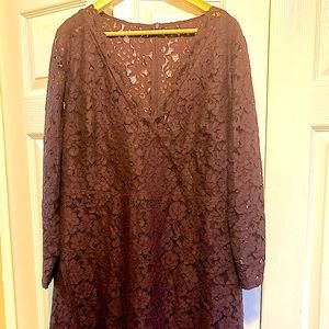 Lace Purple Dress Size XL
